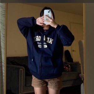 SHEIN Navy New York Hoodie